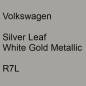 Preview: Volkswagen, Silver Leaf White Gold Metallic, R7L.